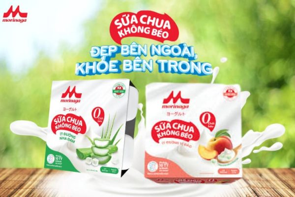 Sữa Chua Không Béo Ít Đường Morinaga, Trong Khỏe Ngoài Thon 