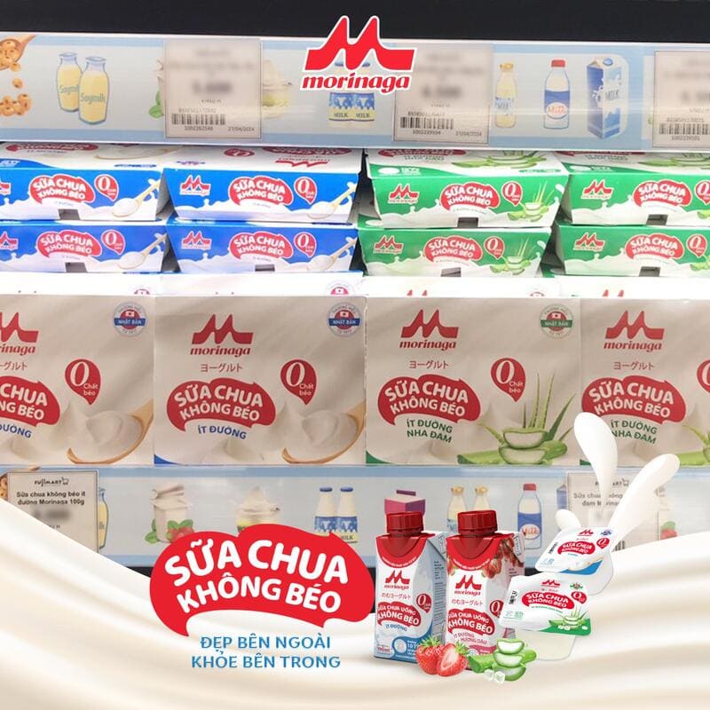 Sữa chua không béo ít đường nha đam Morinaga - Sự lựa chọn phù hợp để duy trì sắc vóc khoẻ mạnh