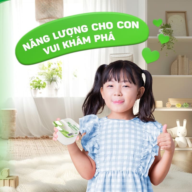 Sữa chua Elovi nha đam phù hợp với trẻ từ 3 tuổi trở lên
