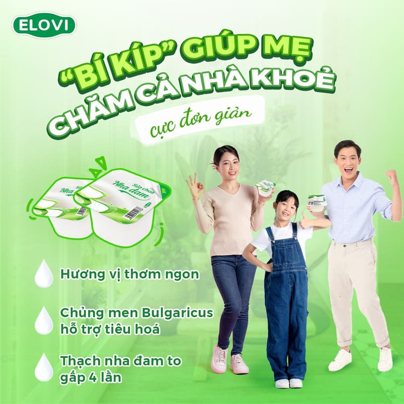 Sữa chua nha đam Elovi được sản xuất với chất lượng đạt tiêu chuẩn Nhật Bản