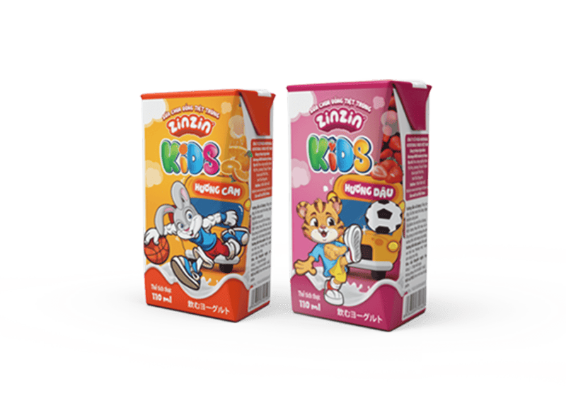 Sữa chua uống ZinZin KIDS 110ml là một sản phẩm sữa chua lên men tự nhiên, được làm từ nước trái cây thiên nhiên