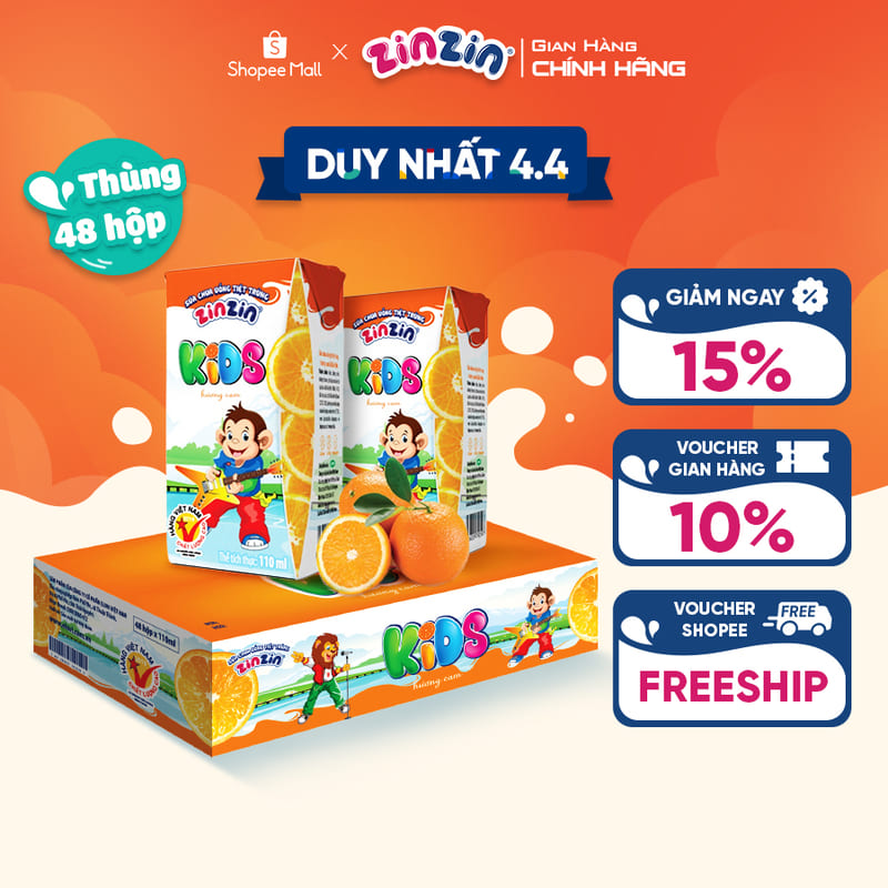 Mua sữa chua uống Zinzin Kids 110ml chính hãng tại các kênh bán chính thức của Morinaga