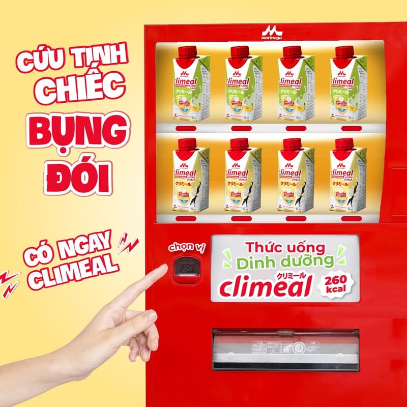 Chỉ với 1 hộp Climeal 190ml, bạn đã nạp ngay 260kcal năng lượng cho cơ thể