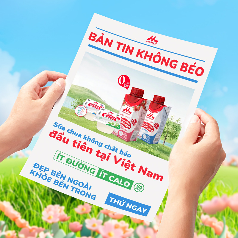 Sữa chua không béo ít đường của Morinaga là lựa chọn lý tưởng cho những ai muốn duy trì vóc dáng
