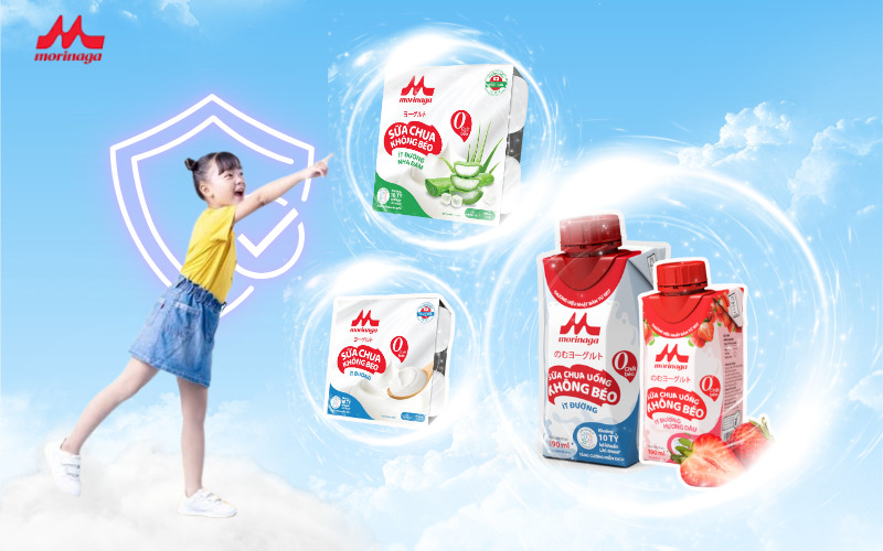 Sữa chua không béo ít đường rất tốt cho sức khỏe của trẻ nhỏ