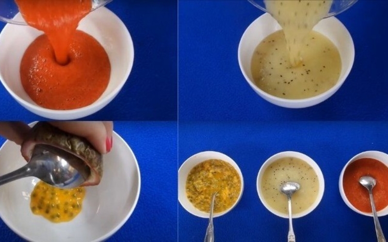 Sốt trái cây tươi – thơm ngon, sánh mịn tự nhiên