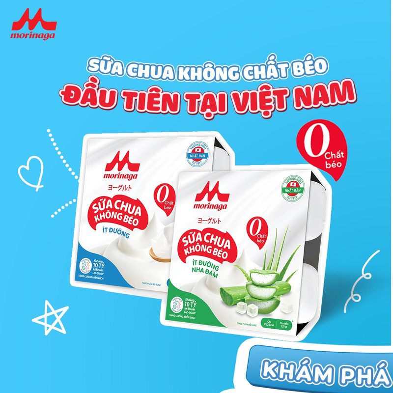 Sữa chua Morinaga hỗ trợ tăng cường miễn dịch cho người cao tuổi