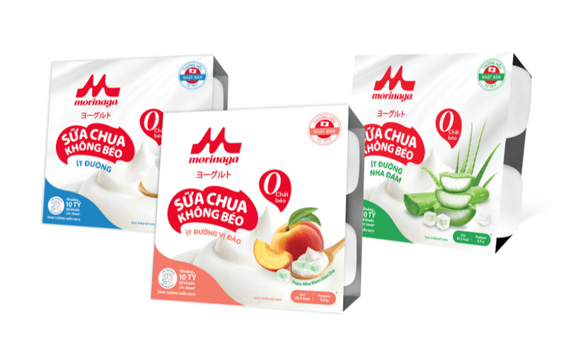 Tham khảo sữa chua không béo ít đường của Morinaga