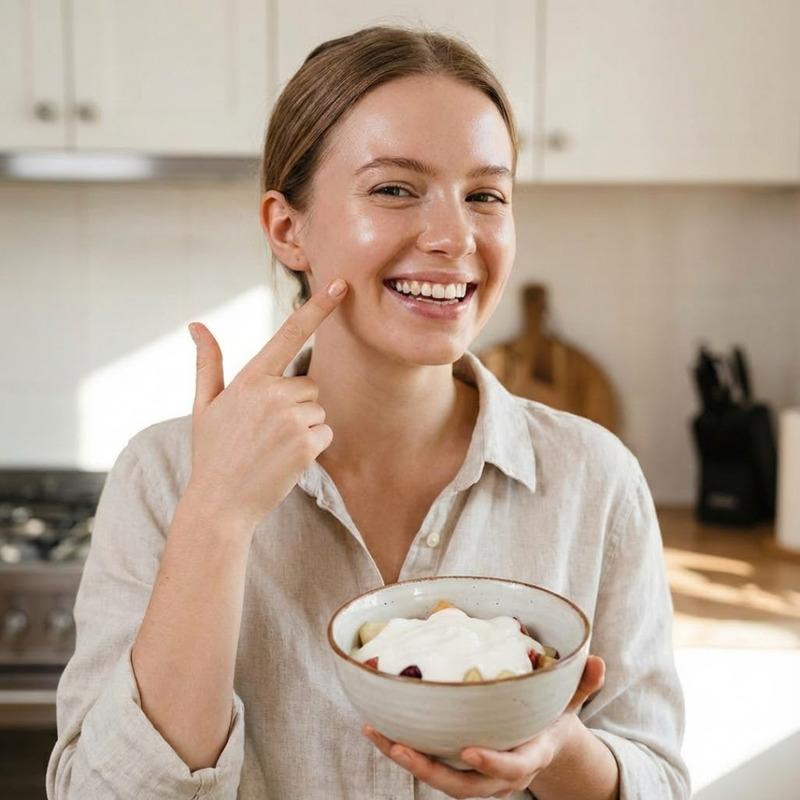 Sữa chua giúp làm sạch, nuôi dưỡng và cải thiện làn da