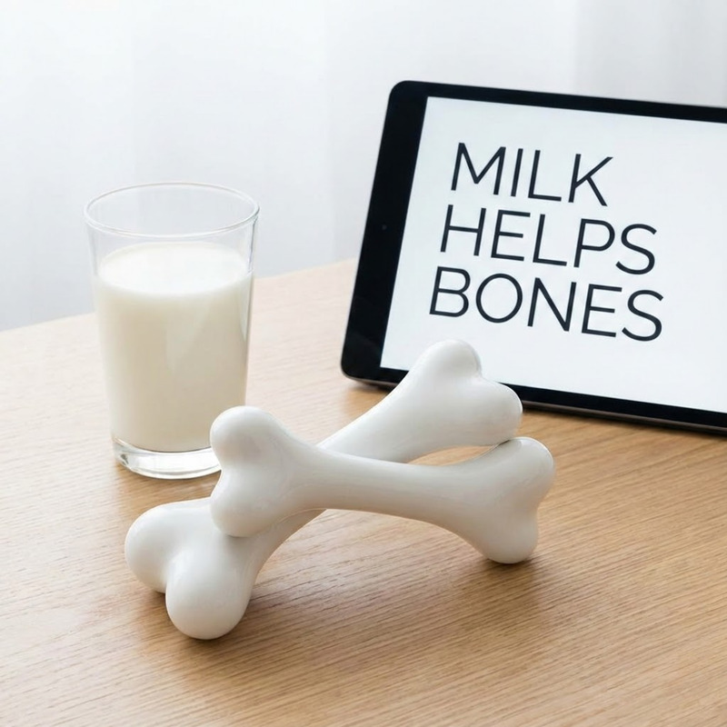 Người già bị loãng xương nên dùng sữa giàu canxi, D3 và K2