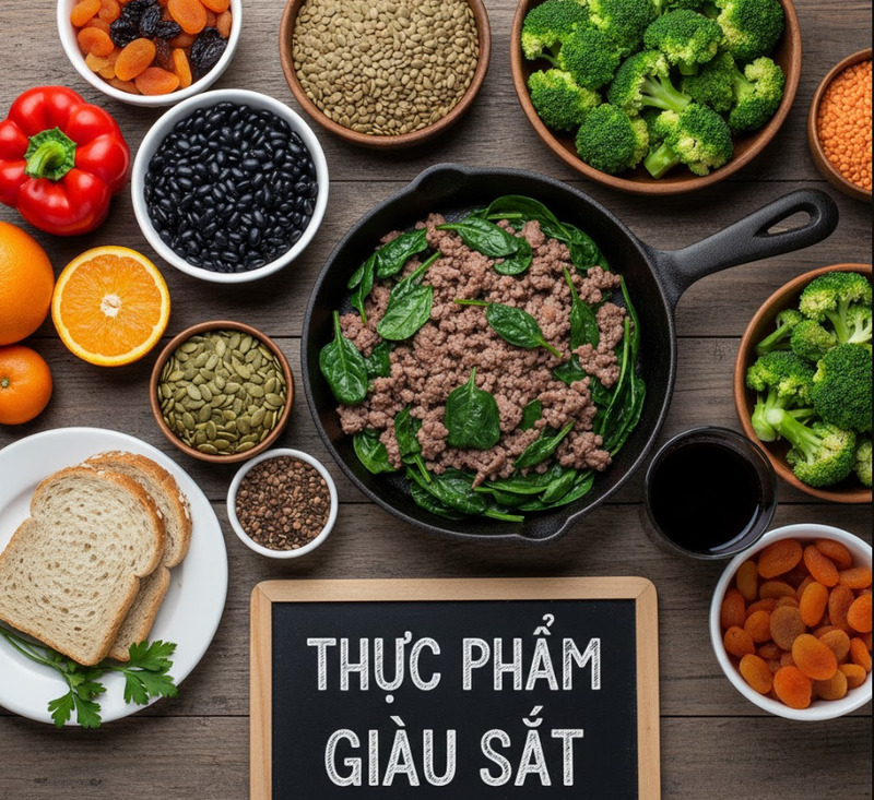 Sắt là chất cần thiết trong chế độ ăn uống hợp lý cho tuổi dậy thì