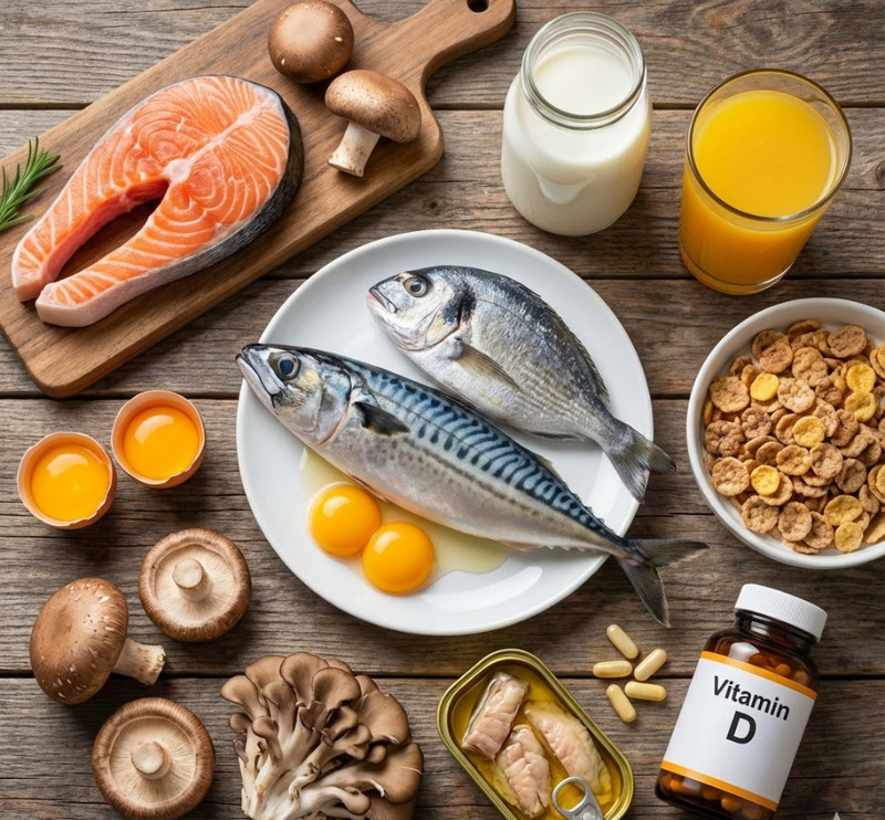 Vitamin D đóng vai trò then chốt trong việc hấp thụ canxi