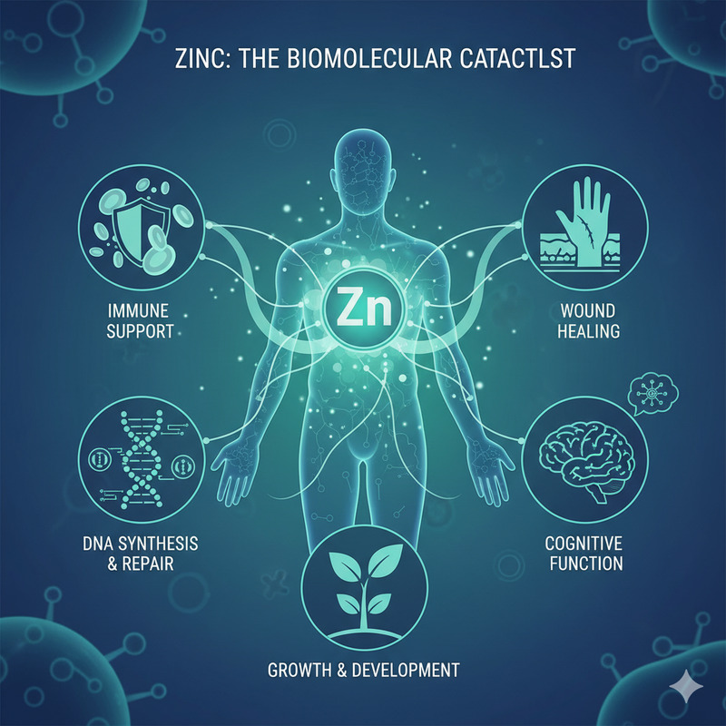 Kẽm là vi chất thiết yếu của cơ thể