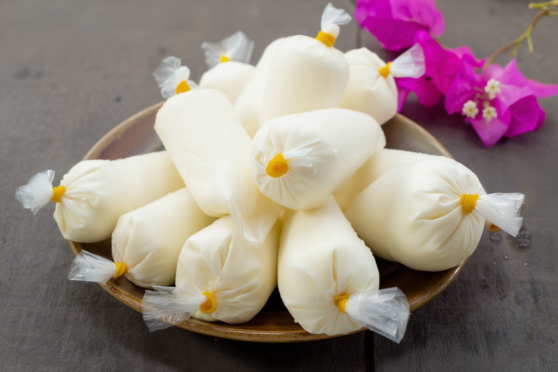 Bí quyết làm sữa chua túi không bị dăm đá