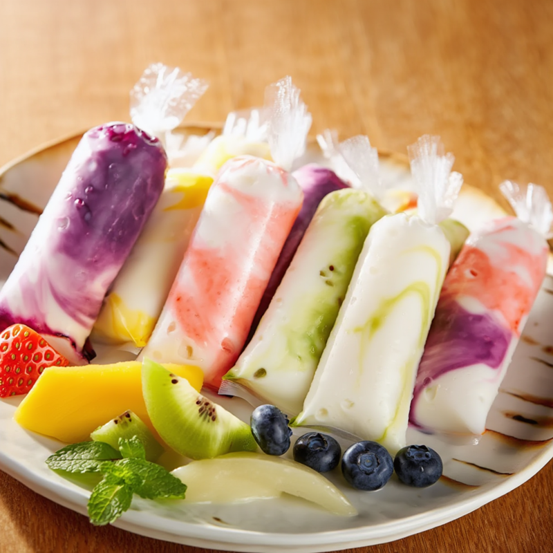 Bạn có thể biến tấu làm sữa chua túi trái cây