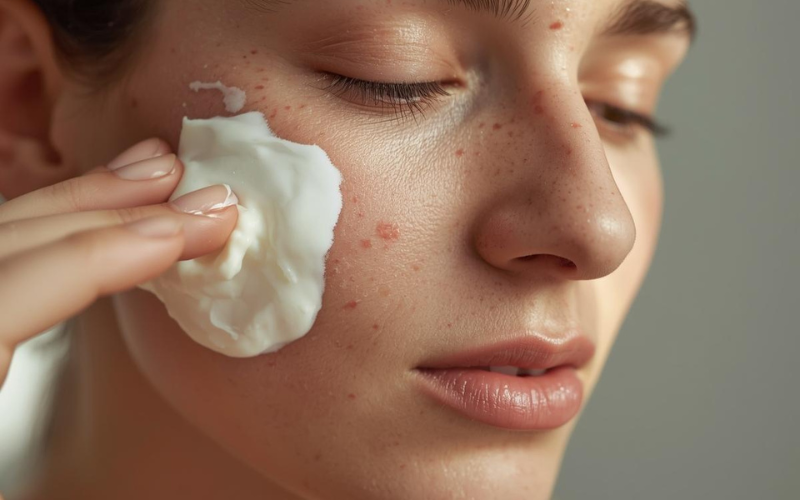 Da mụn có nên đắp sữa chua không đường