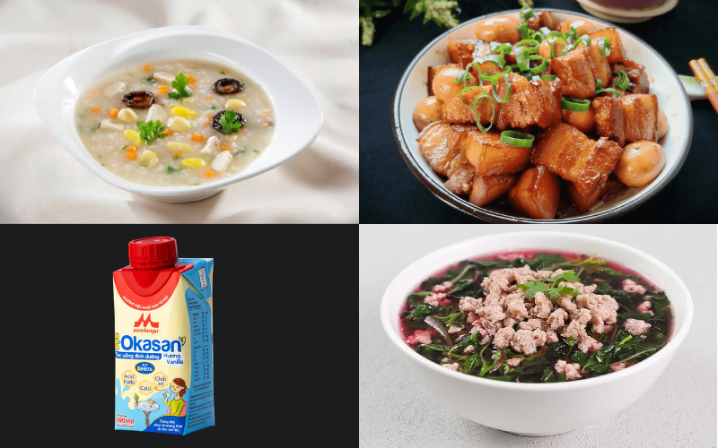 Thực đơn cho mẹ sau sinh dễ nấu, dễ ăn