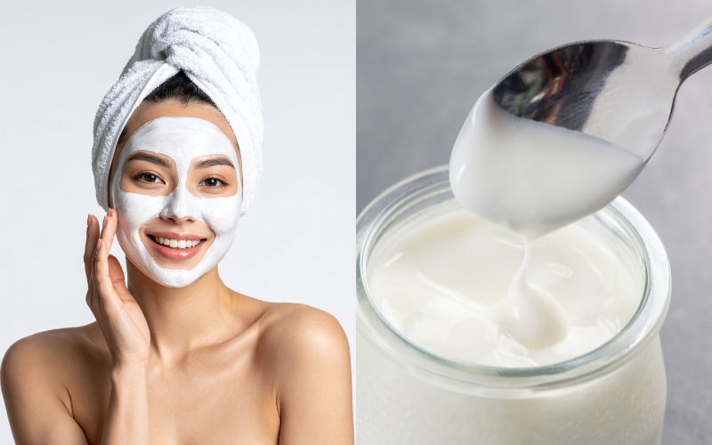Mặt nạ sữa chua nguyên chất (sữa chua không đường)