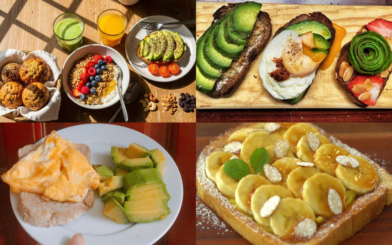 Bữa sáng đơn giản mà đủ chất cho người bận rộn