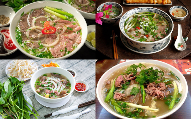 Phở là một trong những món thuộc ẩm thực truyền thống lý tưởng cho buổi sáng