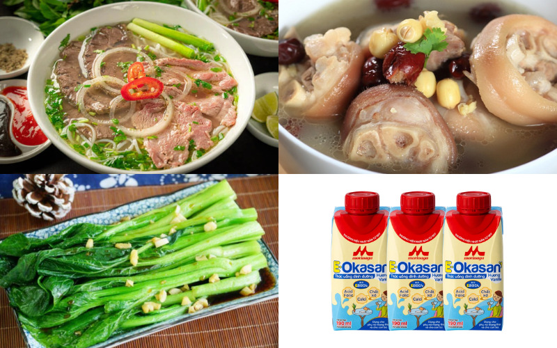 Thực đơn dinh dưỡng sau sinh hợp lý, kết hợp đa dạng món ăn tốt cho mẹ và bé