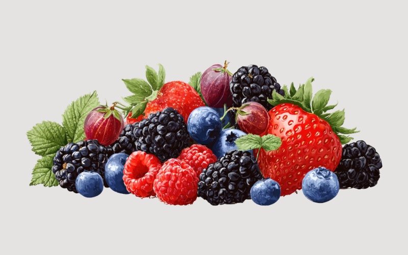 Các loại quả mọng như dâu tây việt quất giàu chất chống oxy hóa cho mẹ bầu