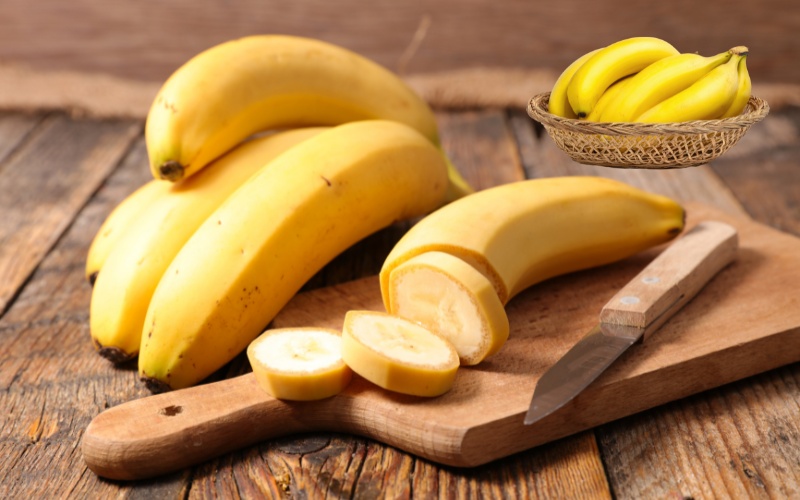Chuối giàu vitamin B6 và folate giúp giảm ốm nghén cho mẹ bầu 3 tháng đầu