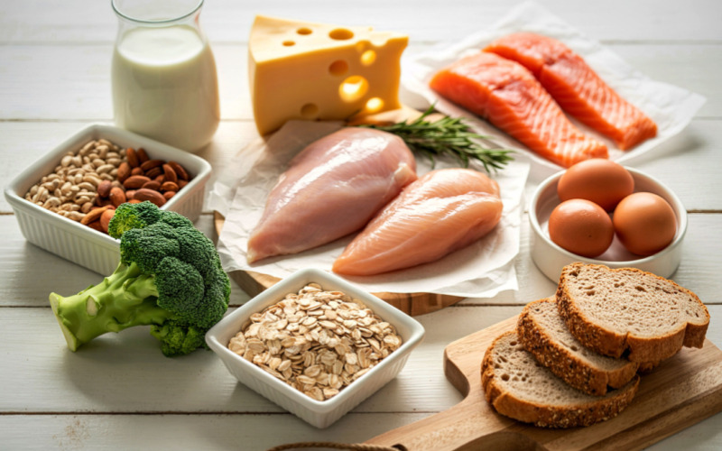 Nhóm thực phẩm giàu đạm (protein)
