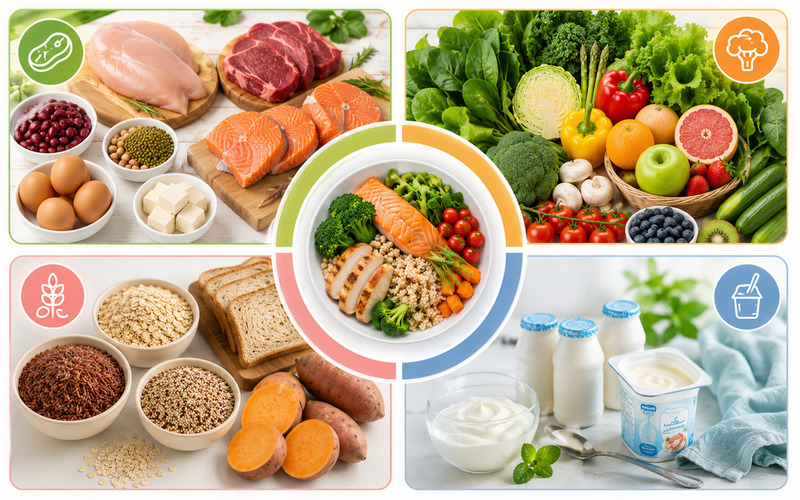 Nhóm thực phẩm nên ưu tiên trong chế độ ăn kiêng 7 ngày