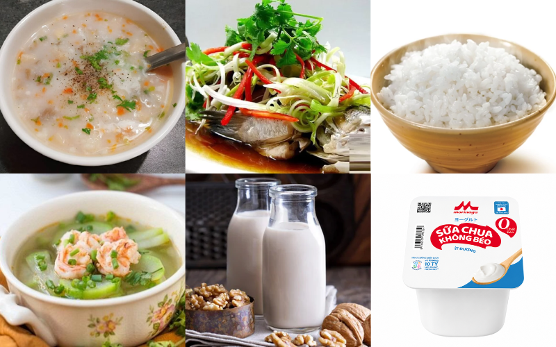 Thực đơn 1 cho mẹ sau sinh mổ Thực đơn 1 cho mẹ sau sinh mổ