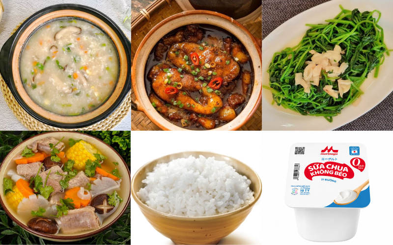 Thực đơn 3 cho mẹ sau sinh mổ Thực đơn 3 cho mẹ sau sinh mổ