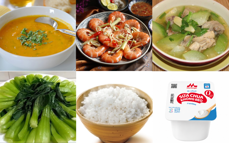 Thực đơn 4 cho mẹ sau sinh mổ Thực đơn 4 cho mẹ sau sinh mổ