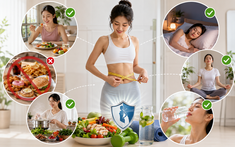 Những lưu ý để giảm mỡ bụng nhanh chóng, an toàn Những lưu ý để giảm mỡ bụng nhanh chóng, an toàn