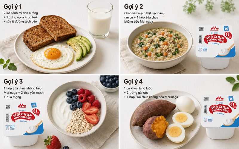Gợi ý bữa sáng healthy Gợi ý bữa sáng healthy